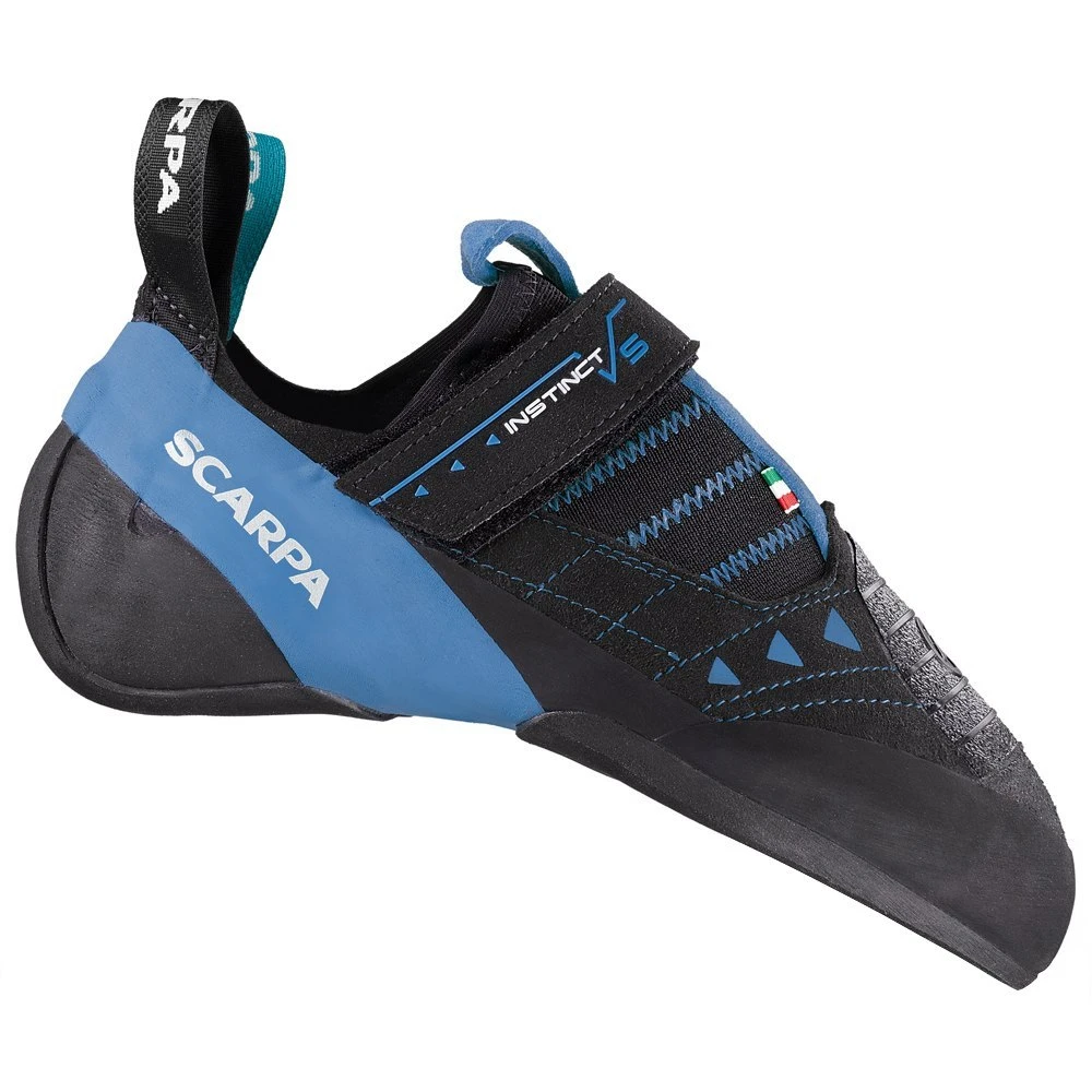 Scarpa Instinct VSR Klimschoenen - Black/azure 1 Scarpa Instinct VSR Klimschoenen - Black/azure