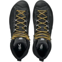 SCARPA MESCALITO TREK GORE-TEX DARK ANTHRACITE MUSTARD 22 -Scarpa 9 101825 mescalito trek gtx dark anthracite mustard 61050 200 4 04