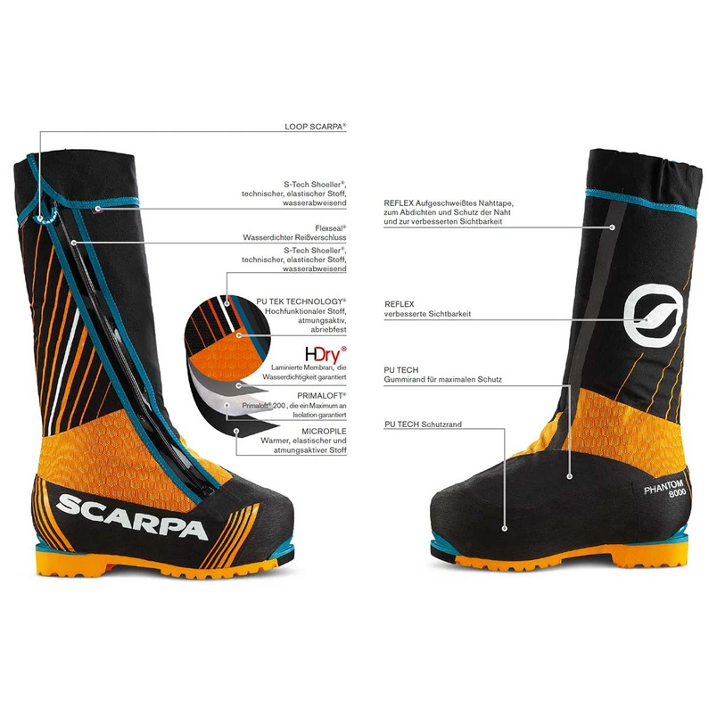 Scarpa Phantom 8000 Schoenen 4 Scarpa Phantom 8000 Schoenen - Afbeelding 4