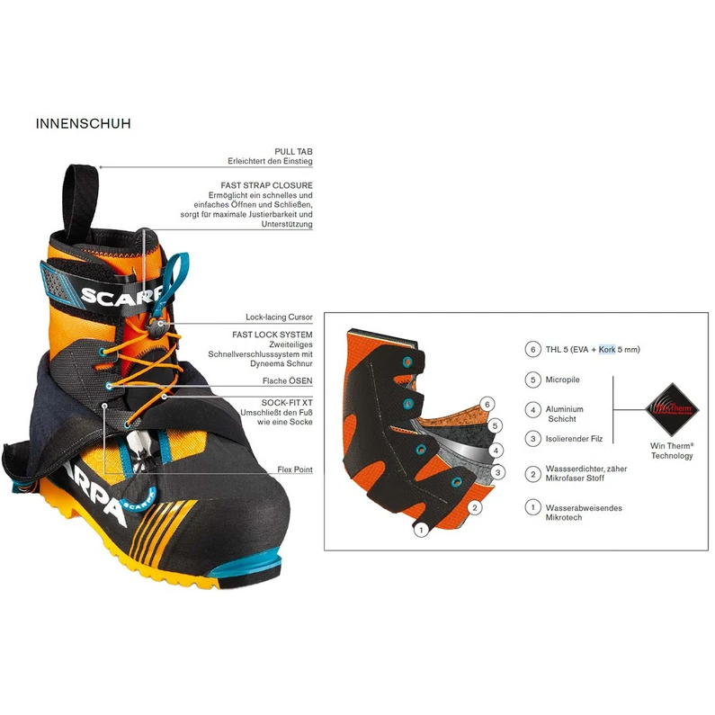 Scarpa Phantom 8000 Schoenen 5 Scarpa Phantom 8000 Schoenen - Afbeelding 5