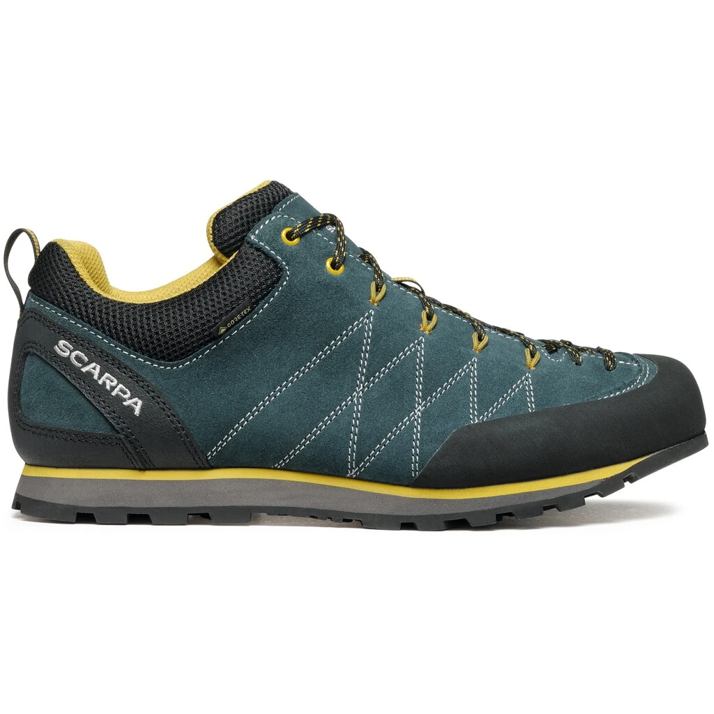 Scarpa Crux GTX Approachschoenen - Petrol/mustard 2 Scarpa Crux GTX Approachschoenen - Petrol/mustard - Afbeelding 2