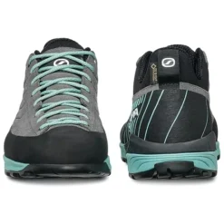 Scarpa Mescalito GTX Dames Schoenen - Midgray/aqua -Scarpa scarpa mescalito gtx womens shoes midgray aqua 1 1131065