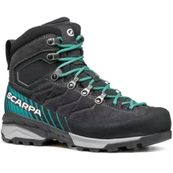 Scarpa Mescalito TRK GTX Damesschoenen - Dark Anthracite/tropical Green