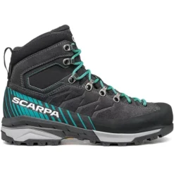 Scarpa Mescalito TRK GTX Damesschoenen - Dark Anthracite/tropical Green -Scarpa scarpa mescalito trk gtx womens shoes dark anthracite tropical green 6 1131232