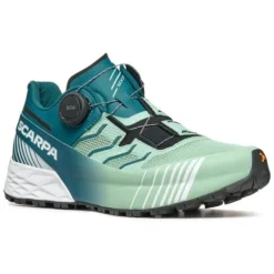 Scarpa Ribelle Run Kalibra HT Dames Trail Running Schoenen - Misty Jade/deep Lagoon